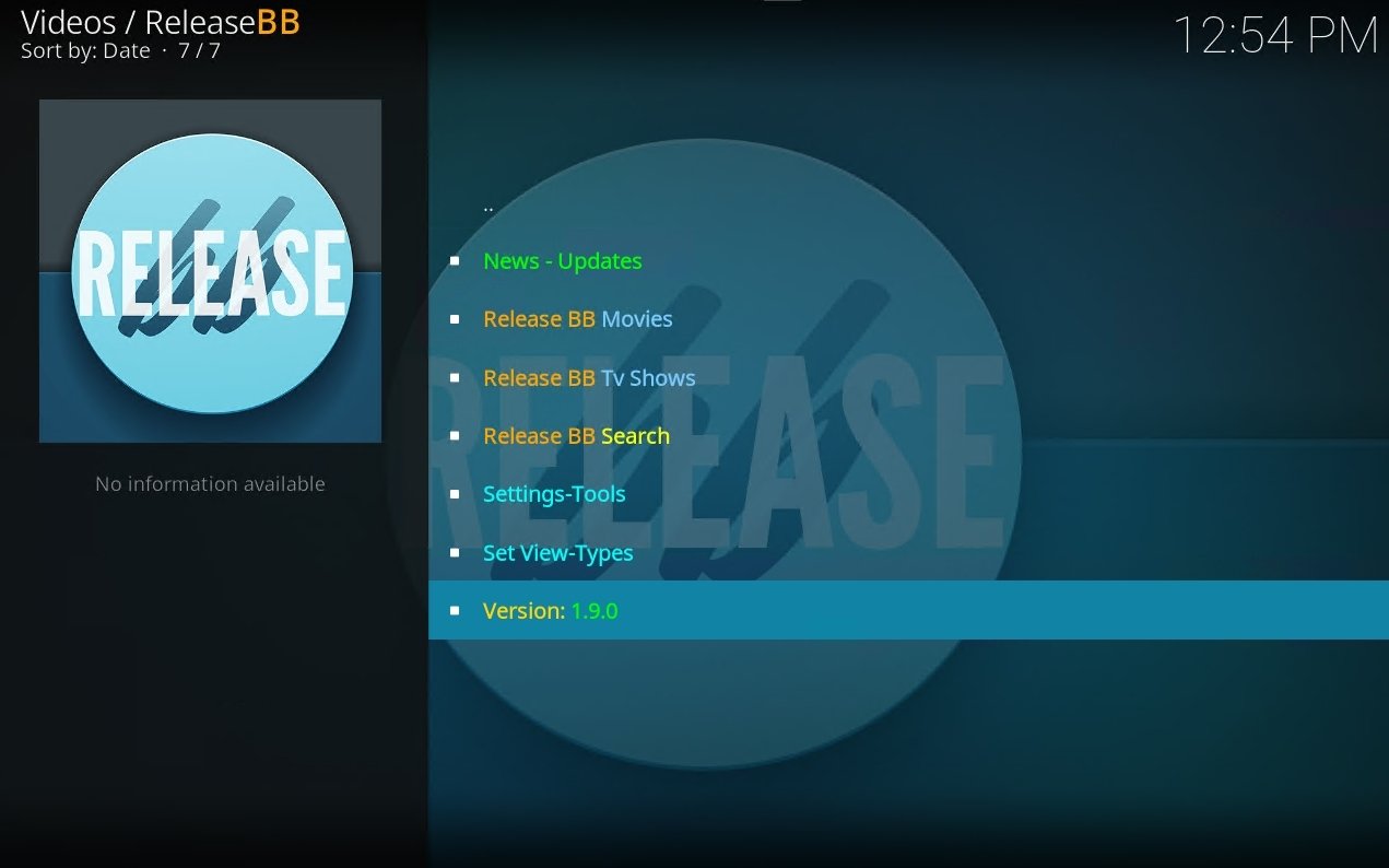 ReleaseBB is an add-on for Kodi that offers users a comprehensive collectio...