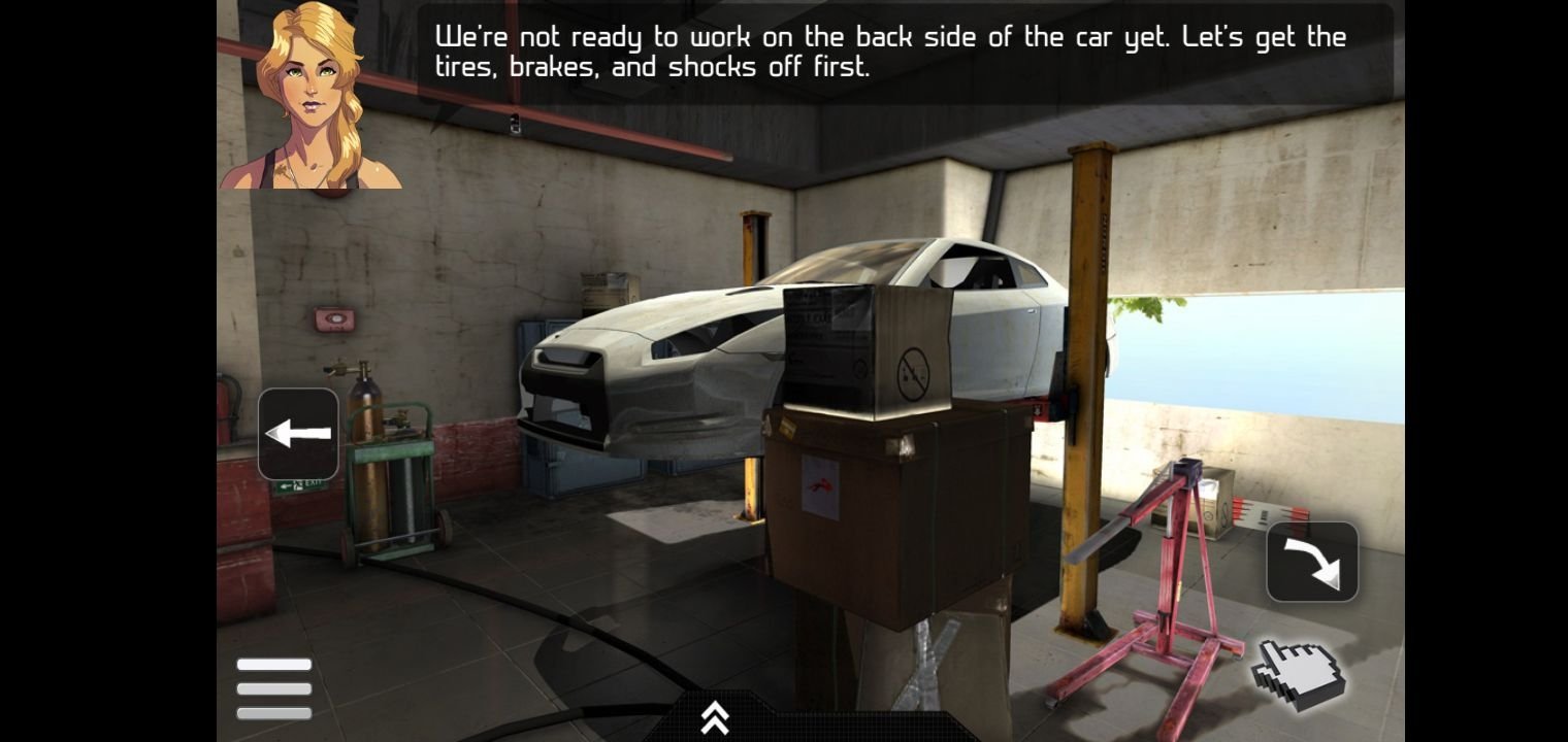 Игра чинить машины в гараже