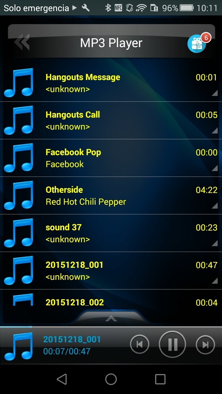 Descargar Reproductor de MP3 3.6 APK Gratis para Android