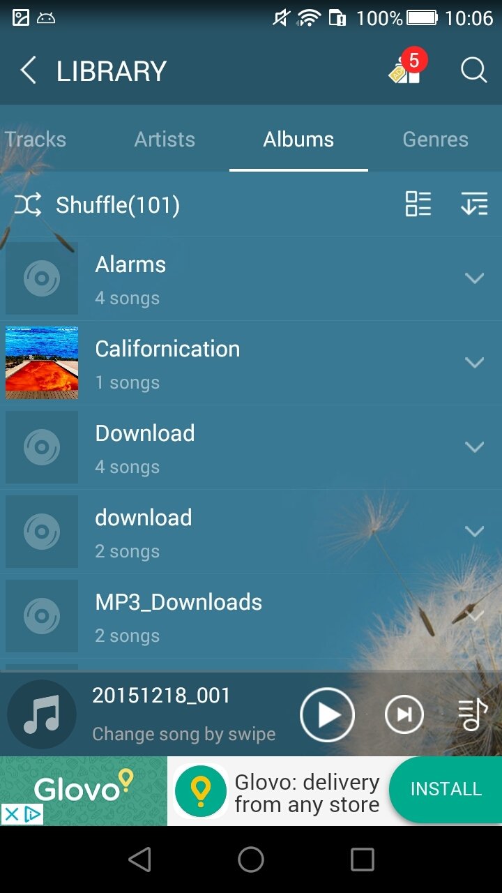 Télécharger Musique  Lecteur Audio 5.6 APK pour Android Gratuit