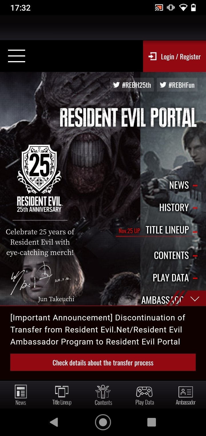 RESIDENT EVIL.NET  Resident Evil Portal