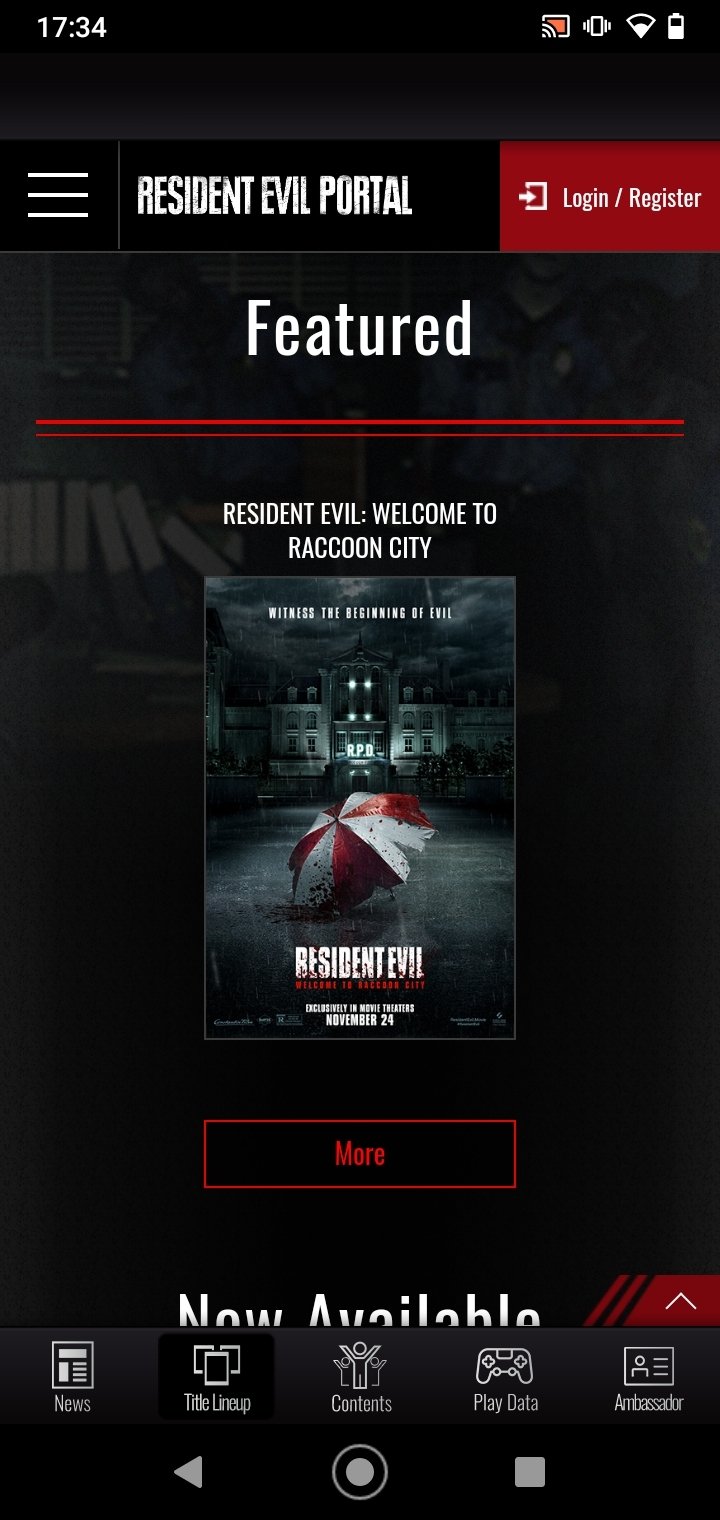 RESIDENT EVIL.NET  Resident Evil Portal