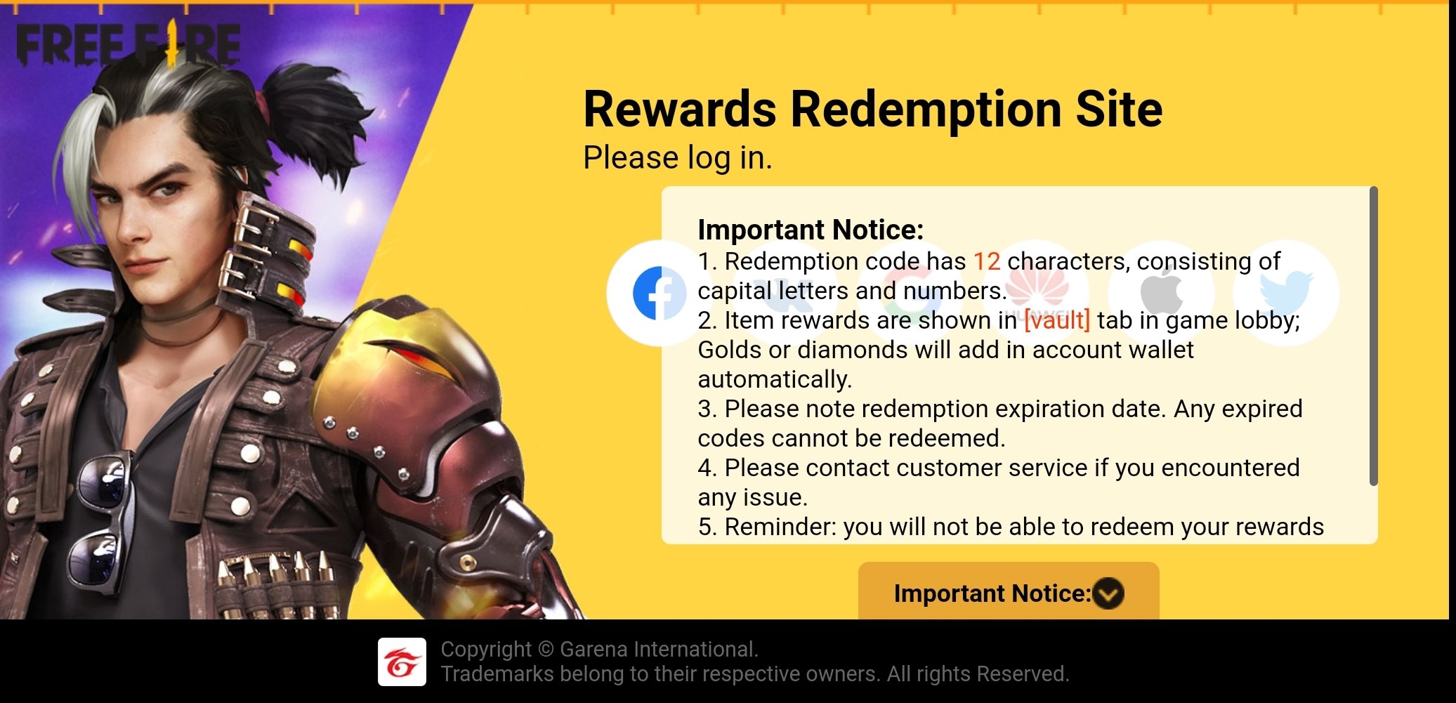 Baixar Rewards FF Garena 1.0 Android - Download APK Grátis