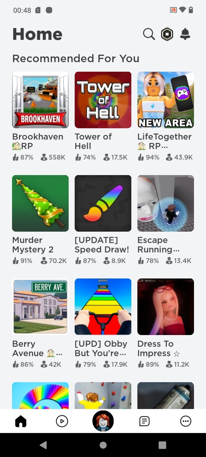 Roblox::Appstore for Android