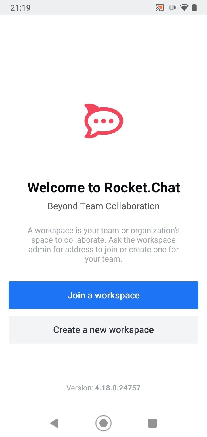 rocket chat windows