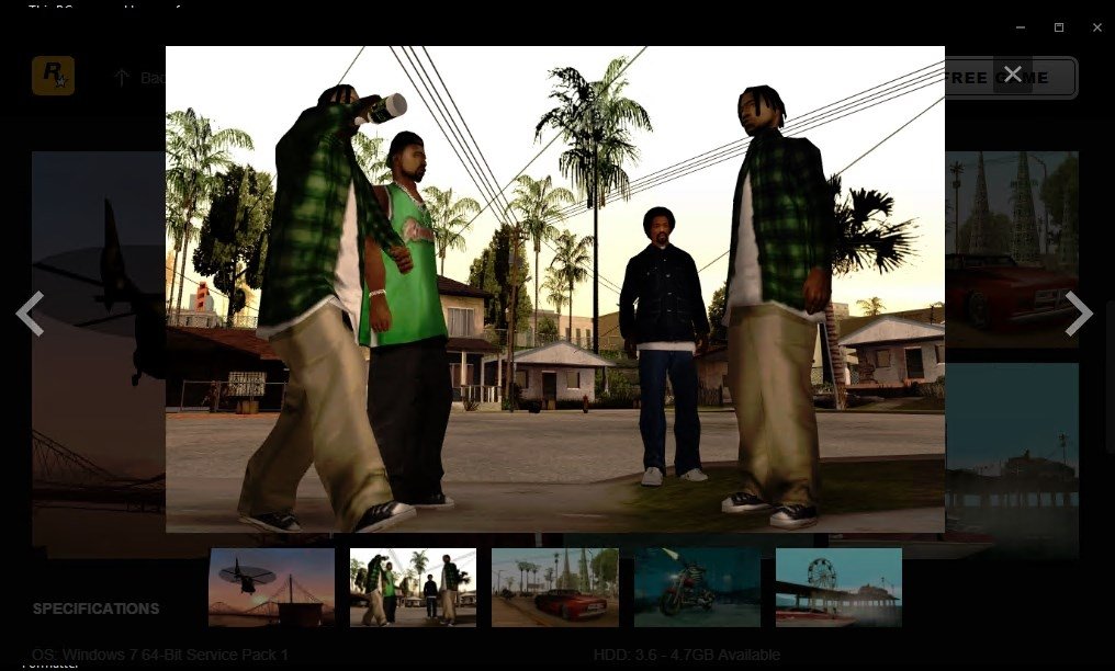 Rockstar Launches PC Games Store — Offers GTA San Andreas For Free