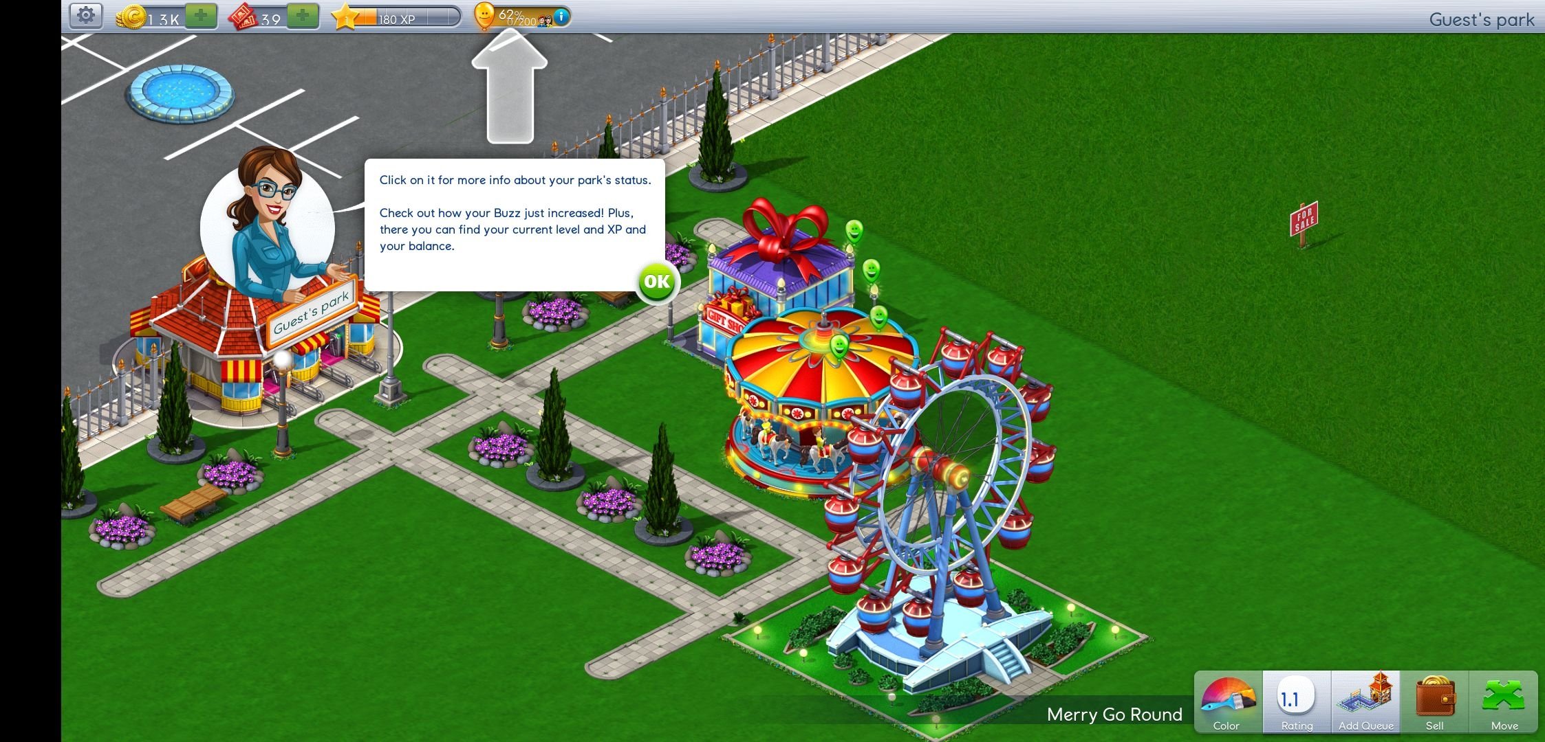 RollerCoaster Tycoon 4 1.13.5 - Скачать для Android APK бесплатно