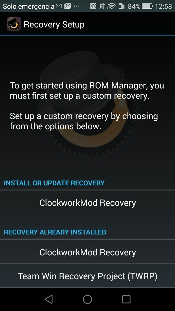 ROM Manager Android 