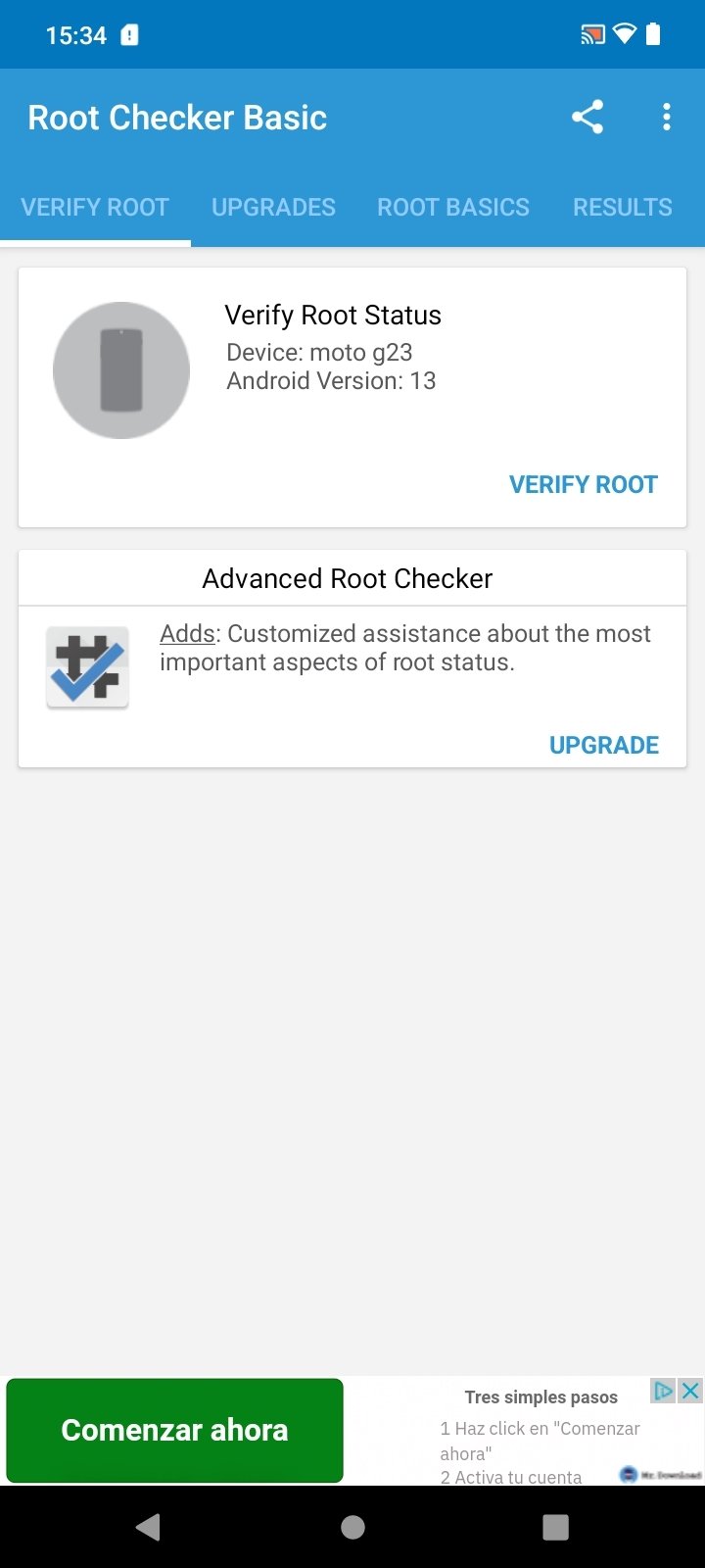 download native root checker