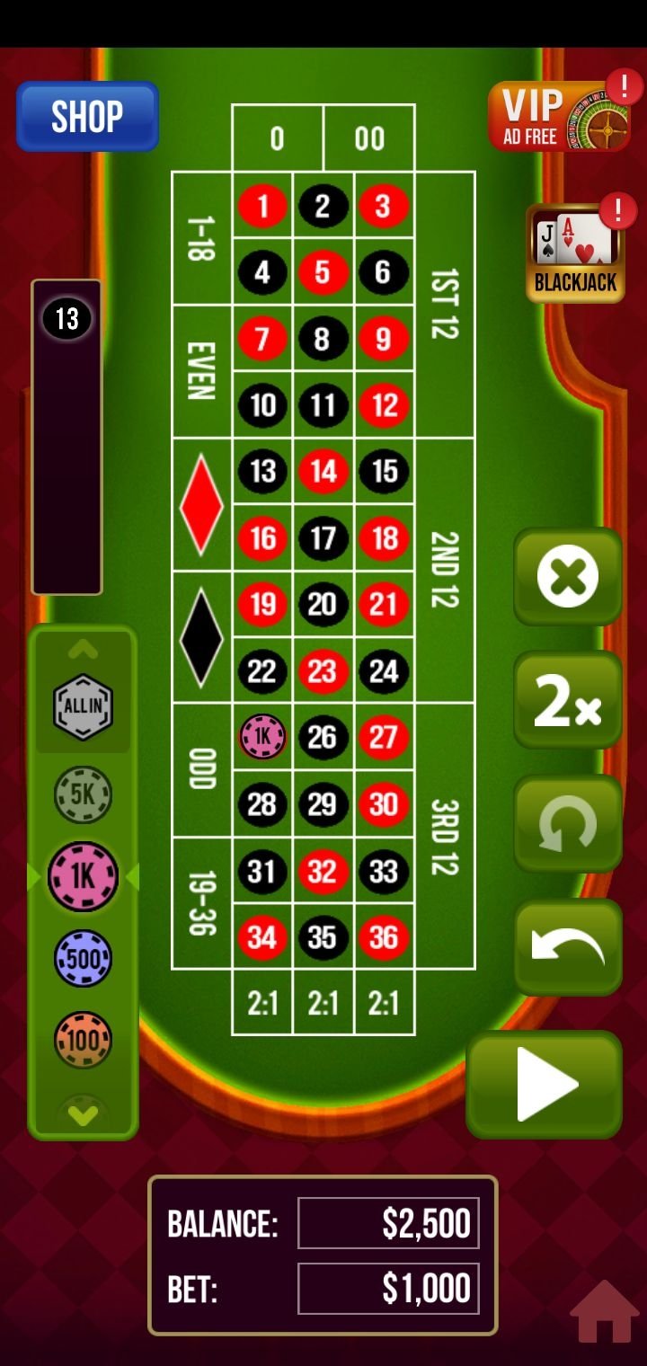 Roulette Casino Vegas 1.0.30 - Скачать для Android APK бесплатно