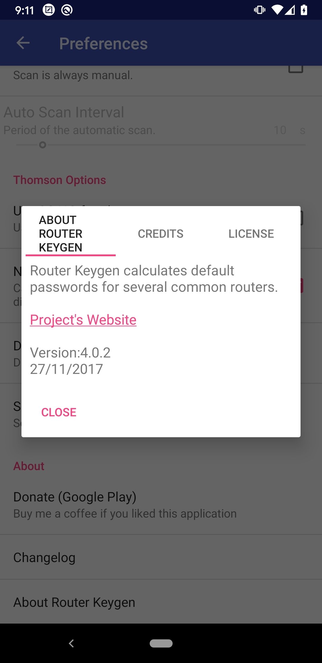 router keygen