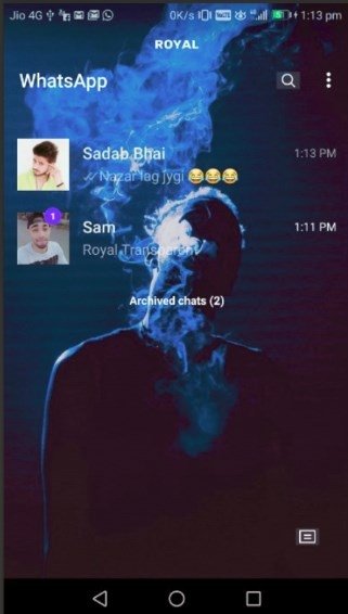 Royal Whatsapp Transparent 5 50 Download For Android Apk Free