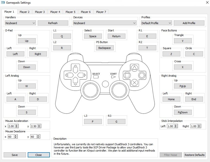 dualshock 3 pc scp not showing