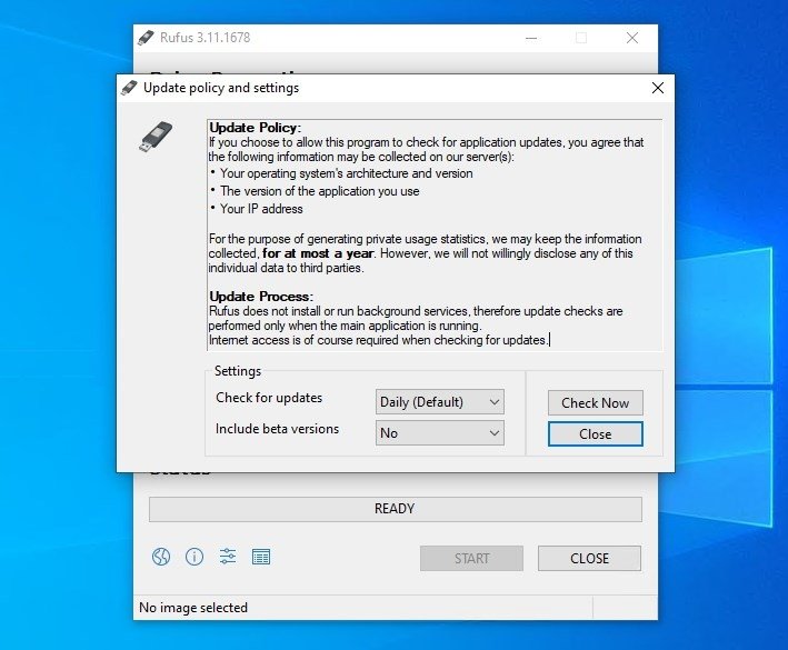 rufus usb tool windows 10 download