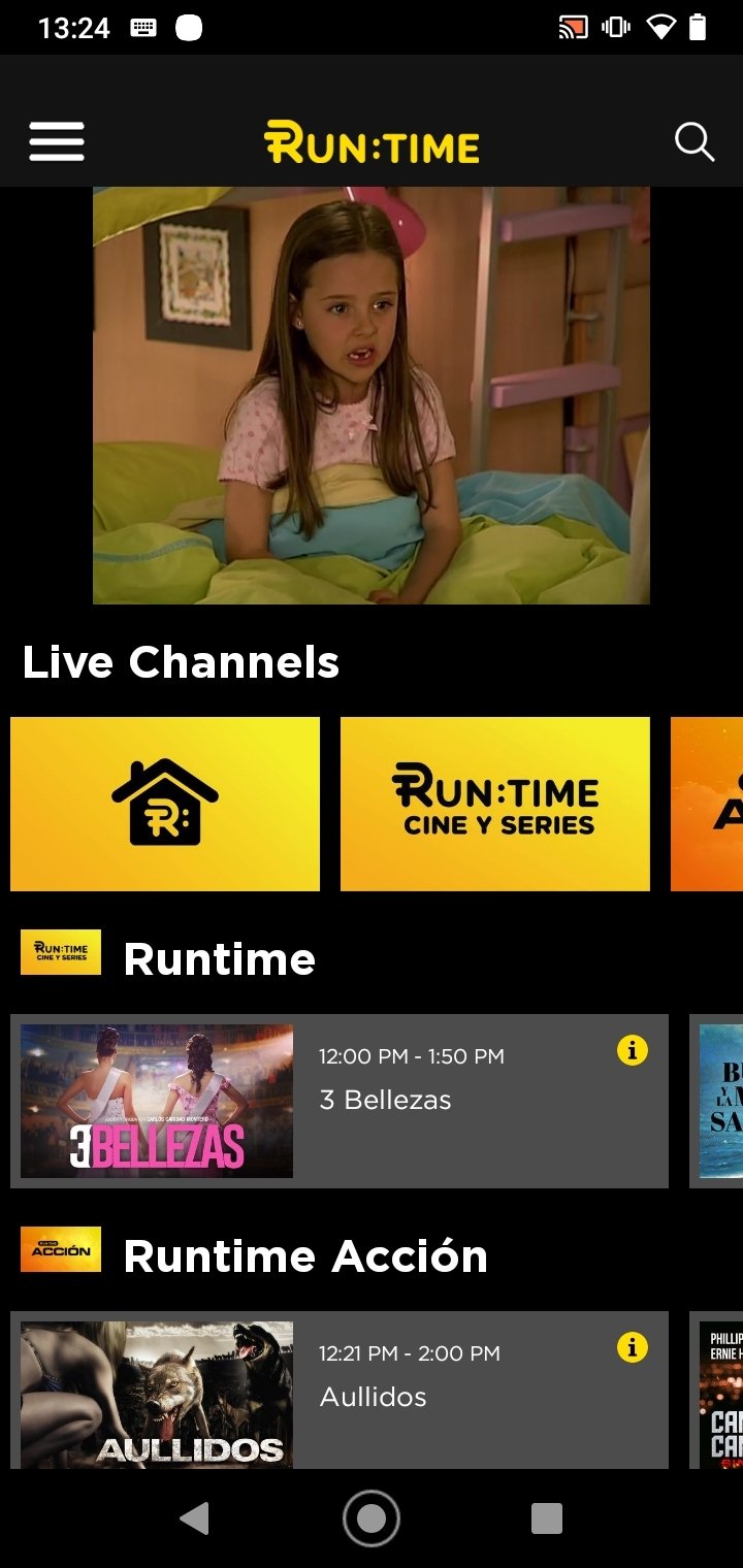 Runtime chega à Espanha com filmes e séries gratuitas