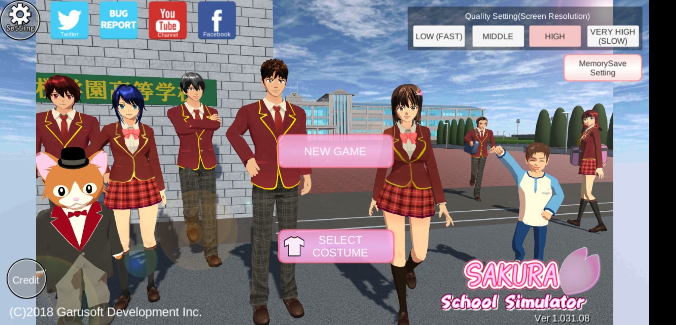Sakura school simulator versi terbaru