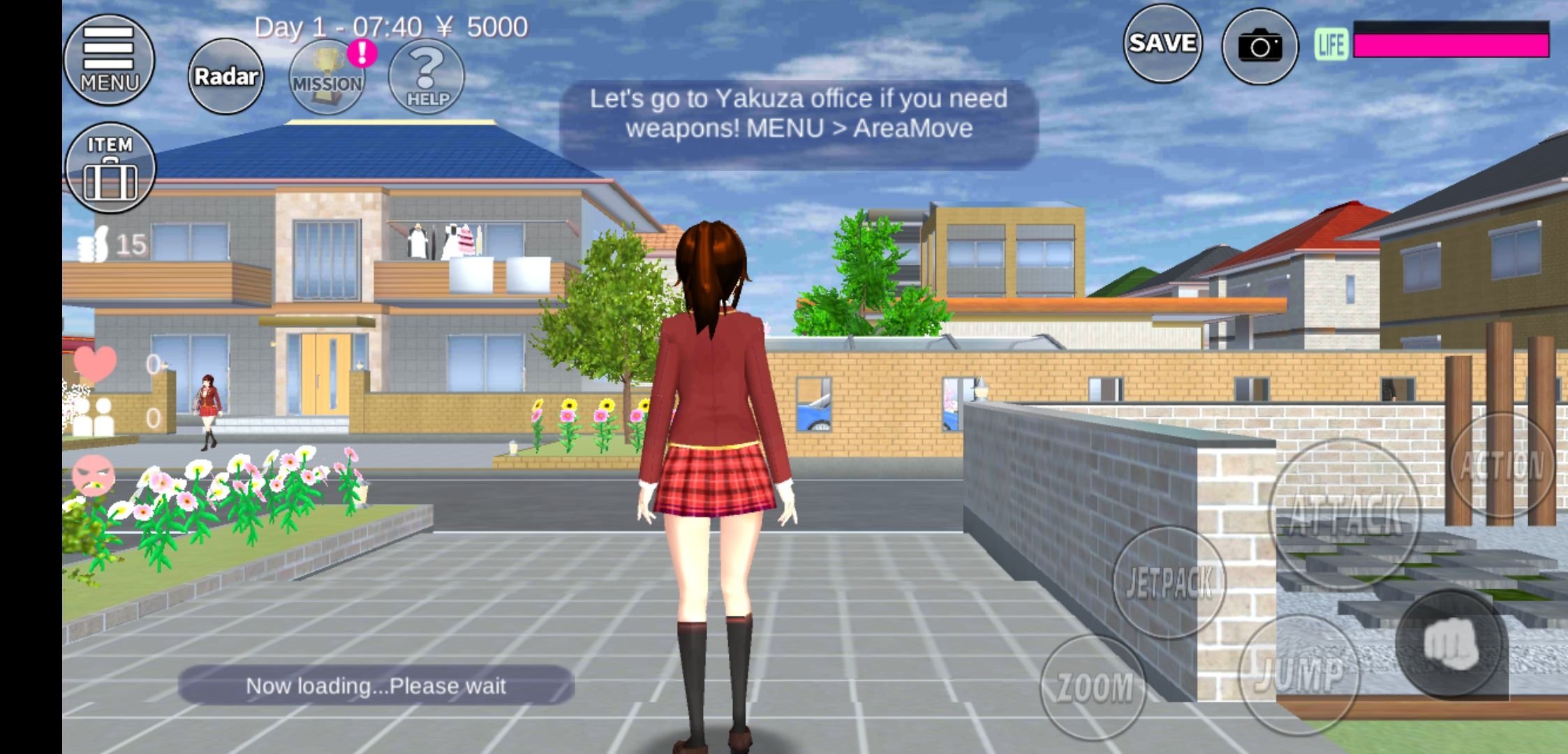 Baixar e jogar Sakura Alto escola Girl amor Story simulador jogos no PC com  MuMu Player