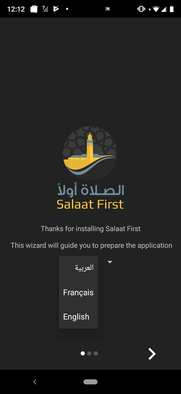 Salaat First Android