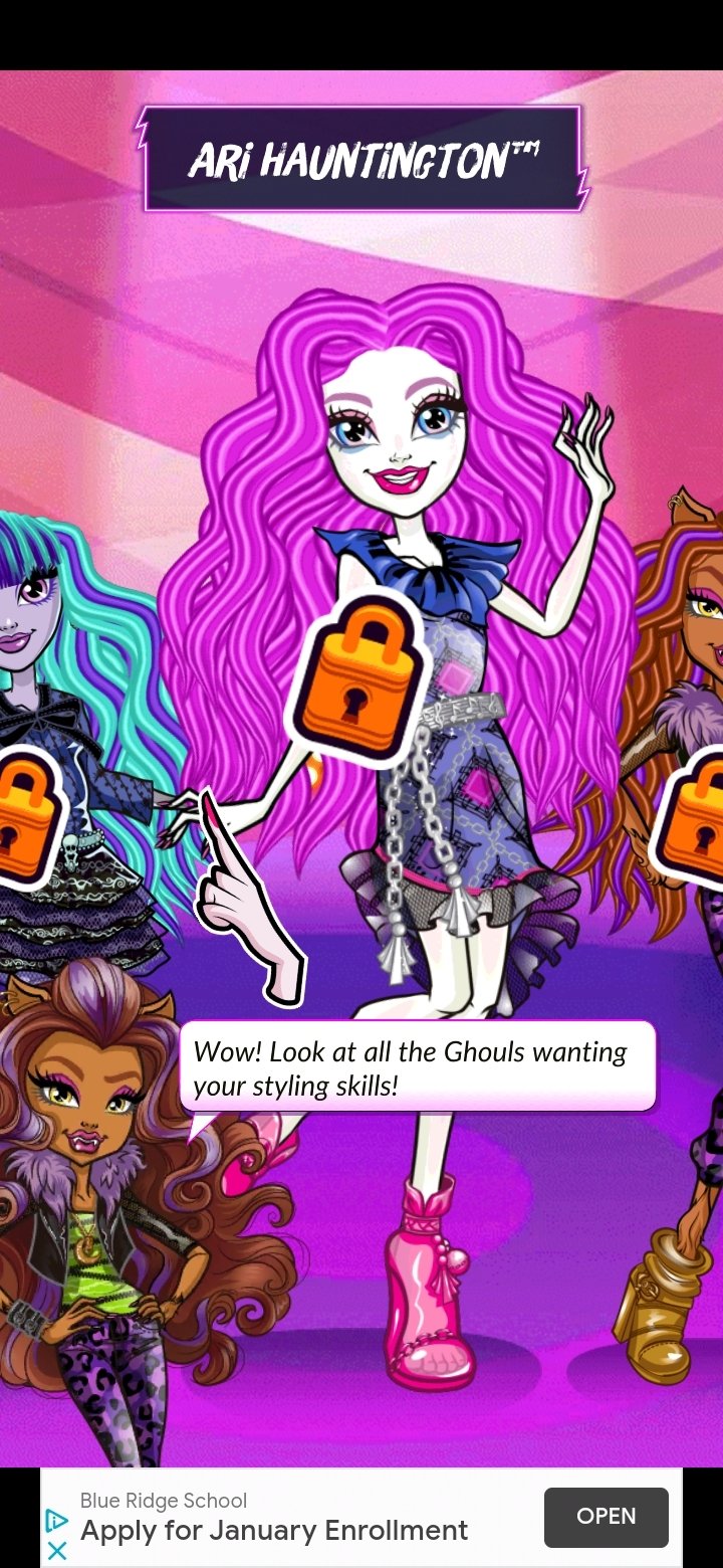 Monster High Beauty Shop: Fangtastic Fashion Game 4.1.20 - Download for