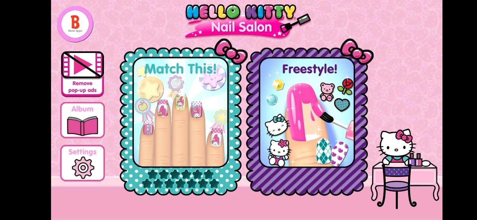 Hello Kitty Nail Salon Makeup and Dress Up Kids Game - Learn to Decorate  Nails (Budge Studios) - video Dailymotion