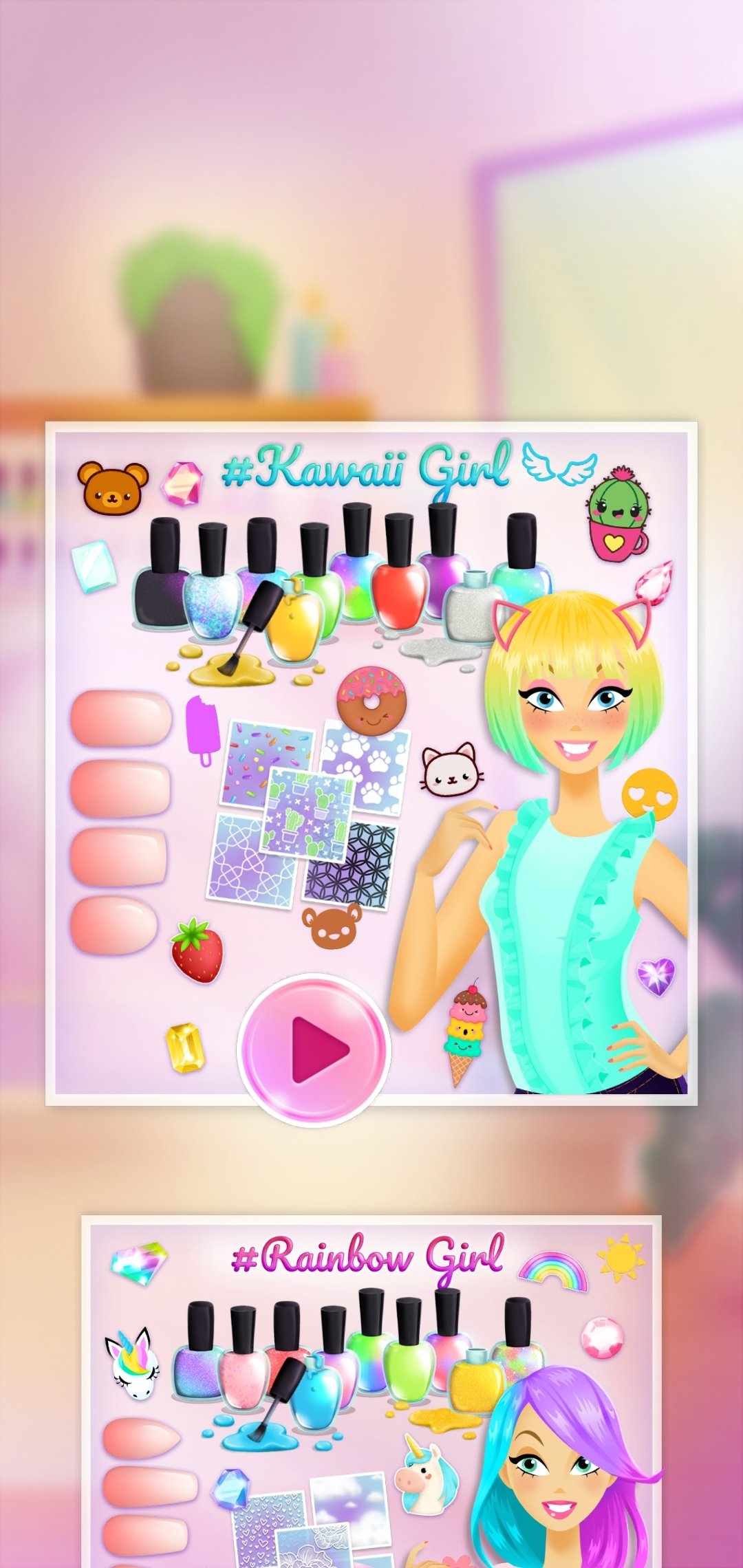 Download do APK de Virtual Nail Art Girl Moda Salão de beleza Jogo