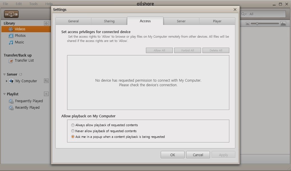 Samsung allshare for mac os versions