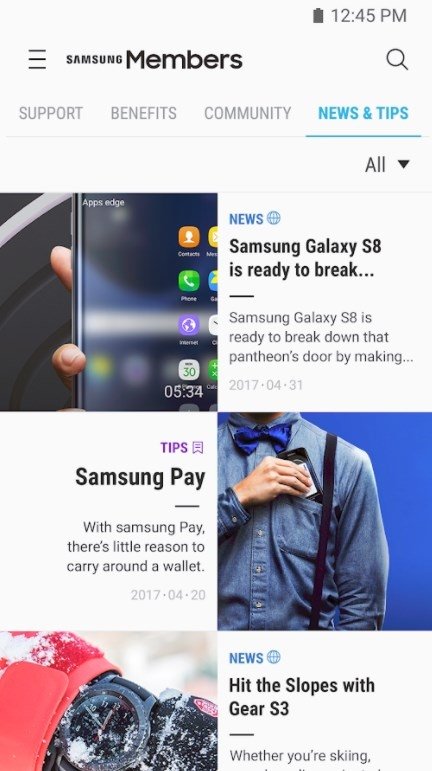 Apps are gone - Samsung Members