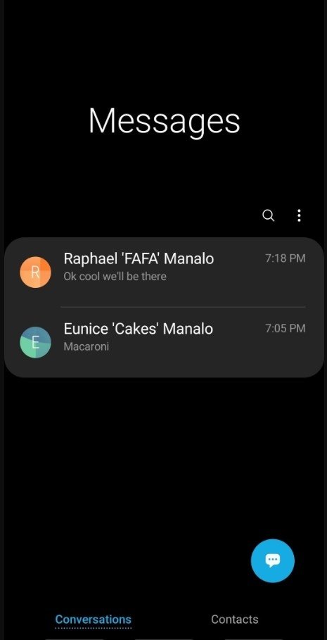 android messages app download