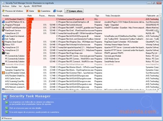 security activity manager free ita