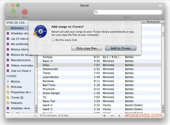 Copy music from ipod to mac free software mac