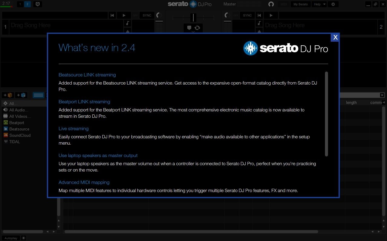 how to download serato dj for free without