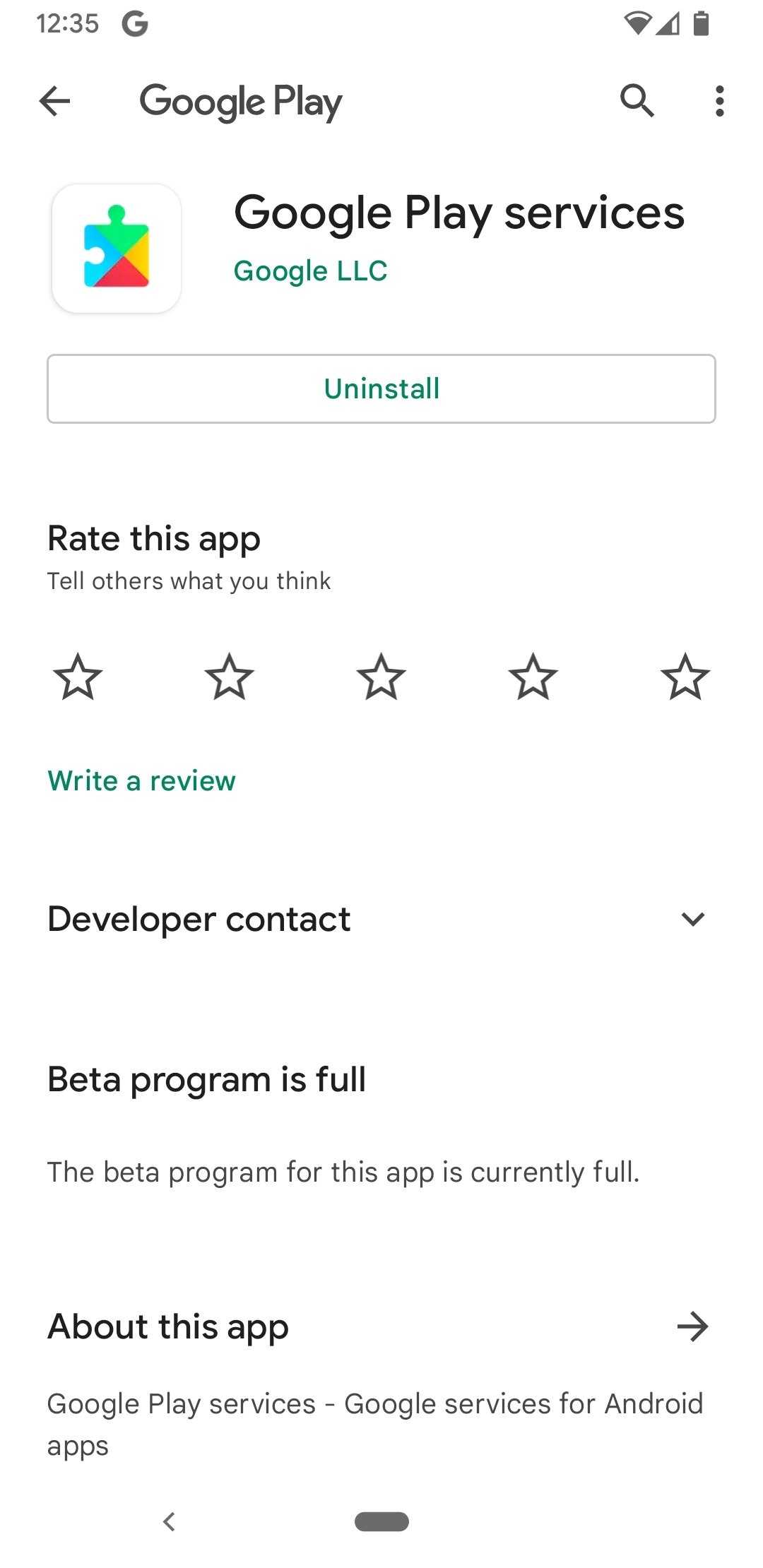 Google Play Services Android 