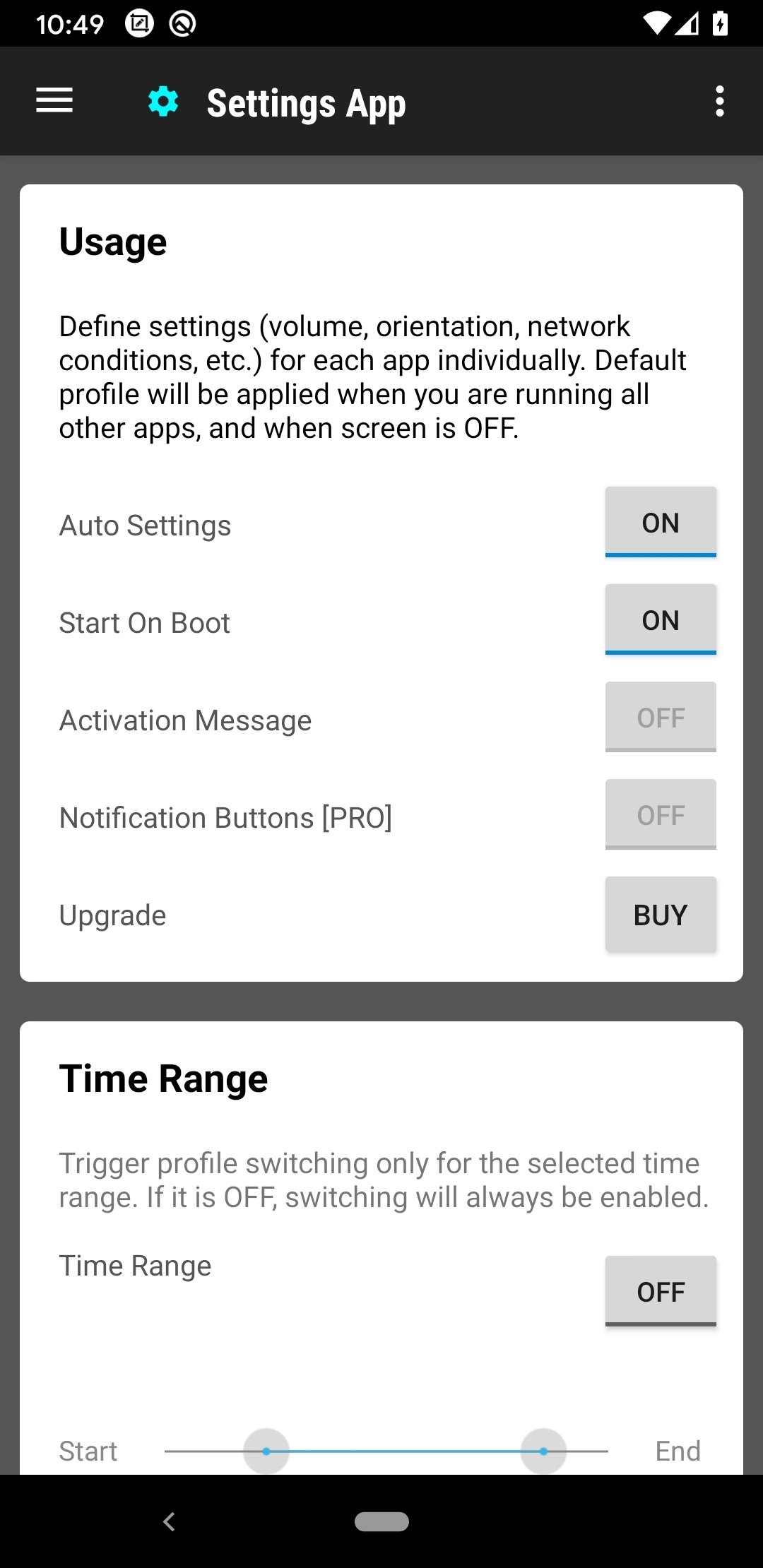 change open with settings android