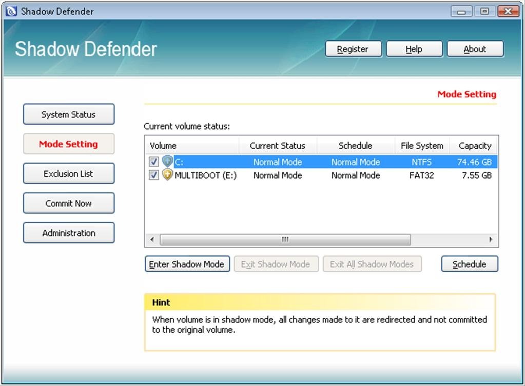 shadow defender 1.5.0.726