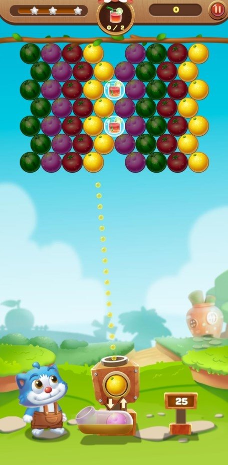 bubble fruits game