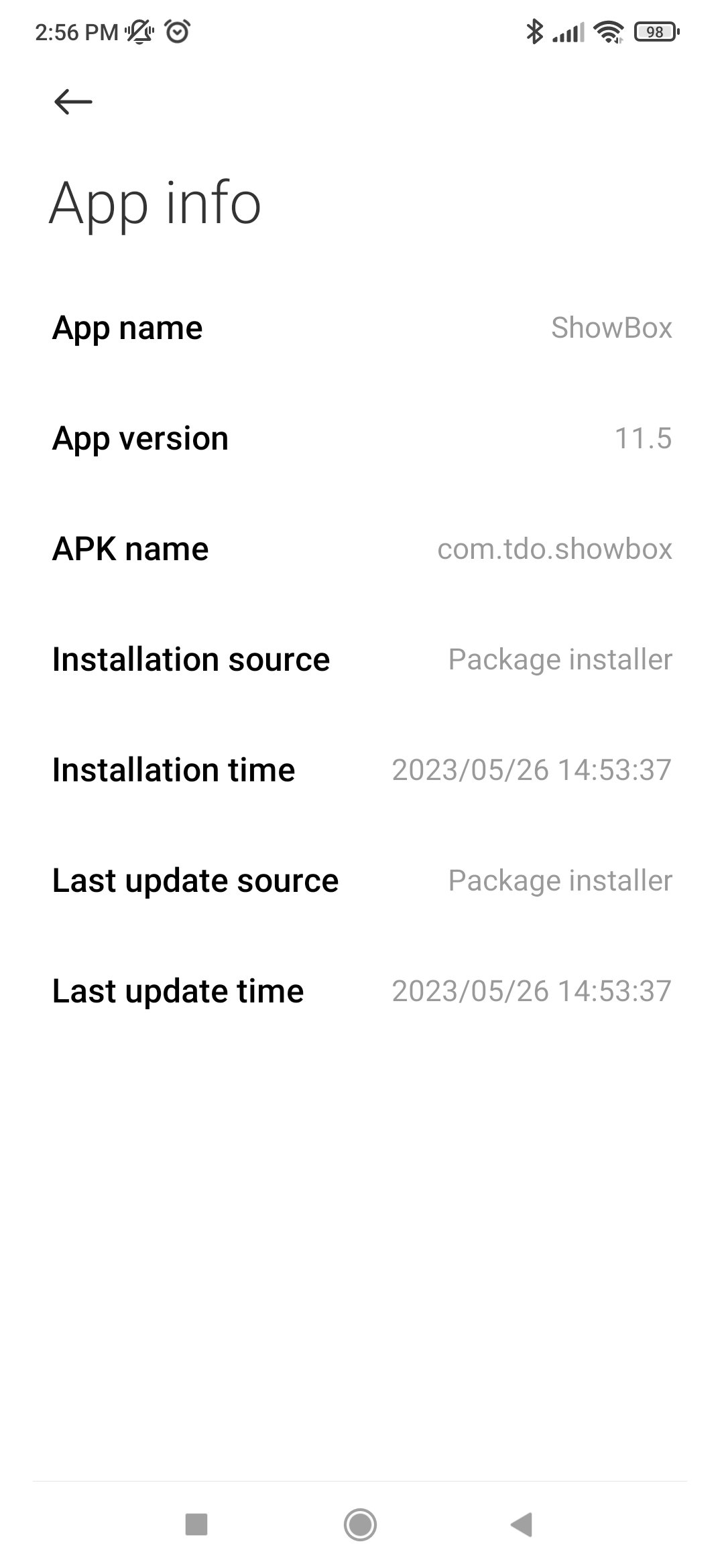 google download showbox