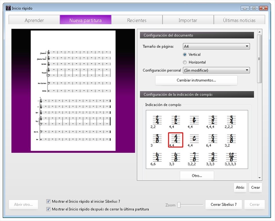 sibelius ultimate open in sibelius 7.5