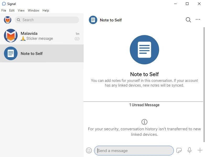 signal private messenger for windows 10