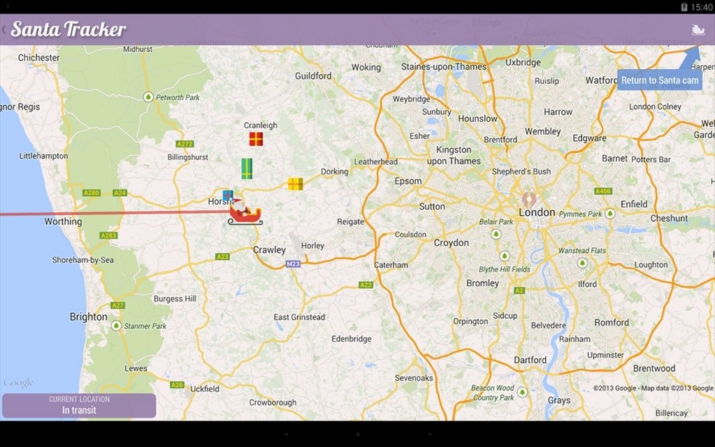 Mappa Di Babbo Natale.Segui Babbo Natale Con Google 5 4 2 Download Per Android Apk Gratis