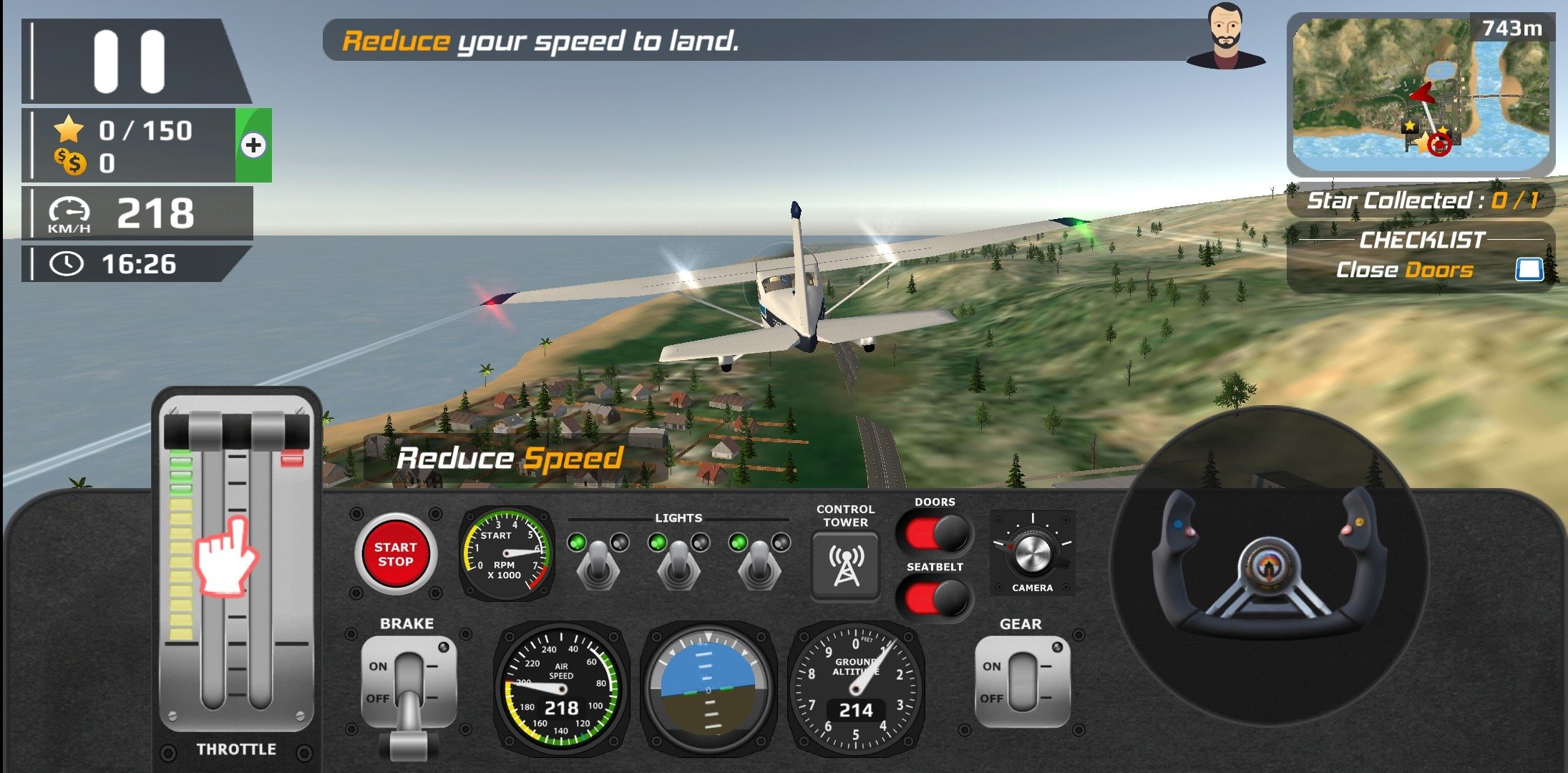 Baixar Simulador piloto de voo de avião 2.0 Android - Download APK