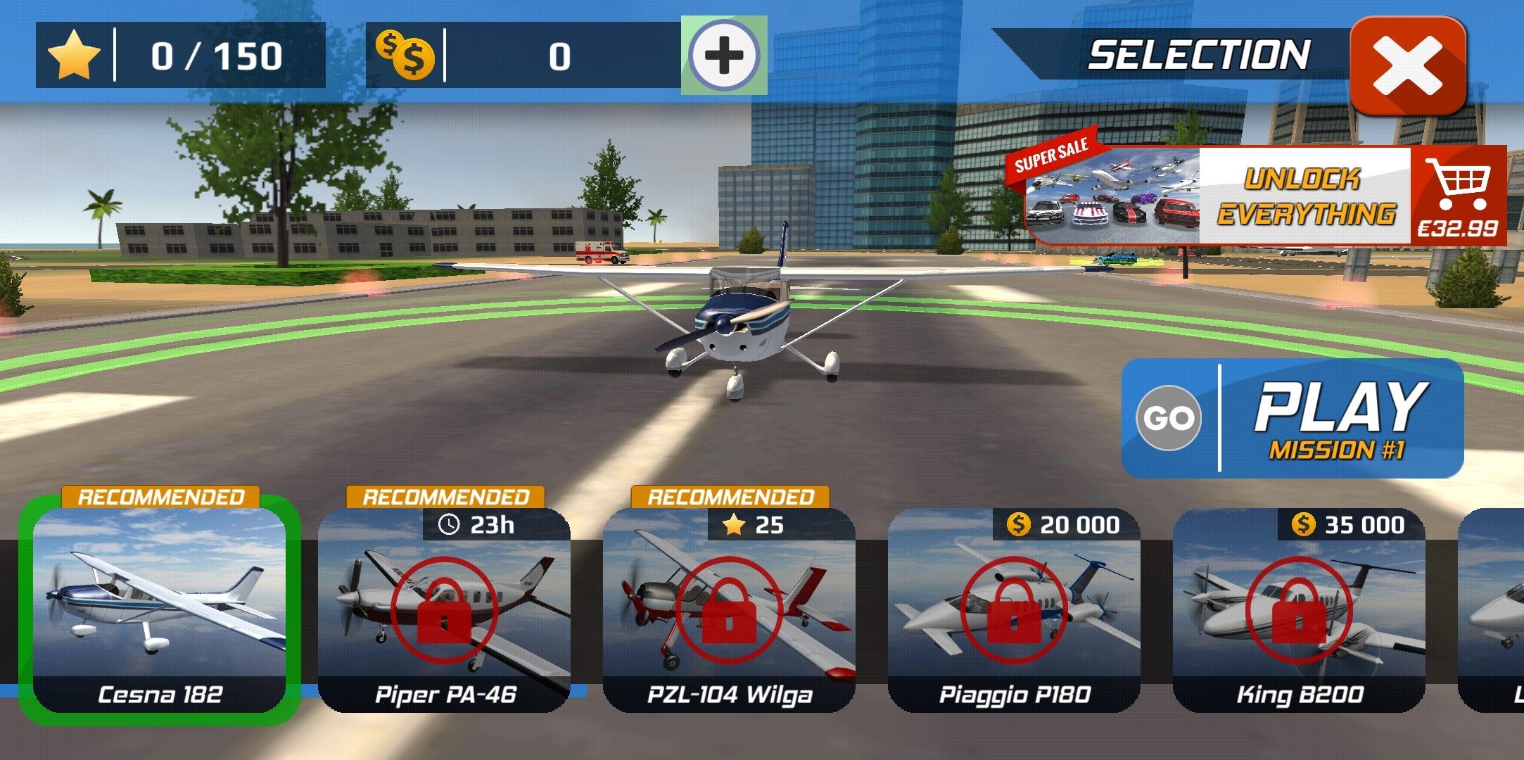 Baixar Simulador piloto de voo de avião 2.0 Android - Download APK Grátis