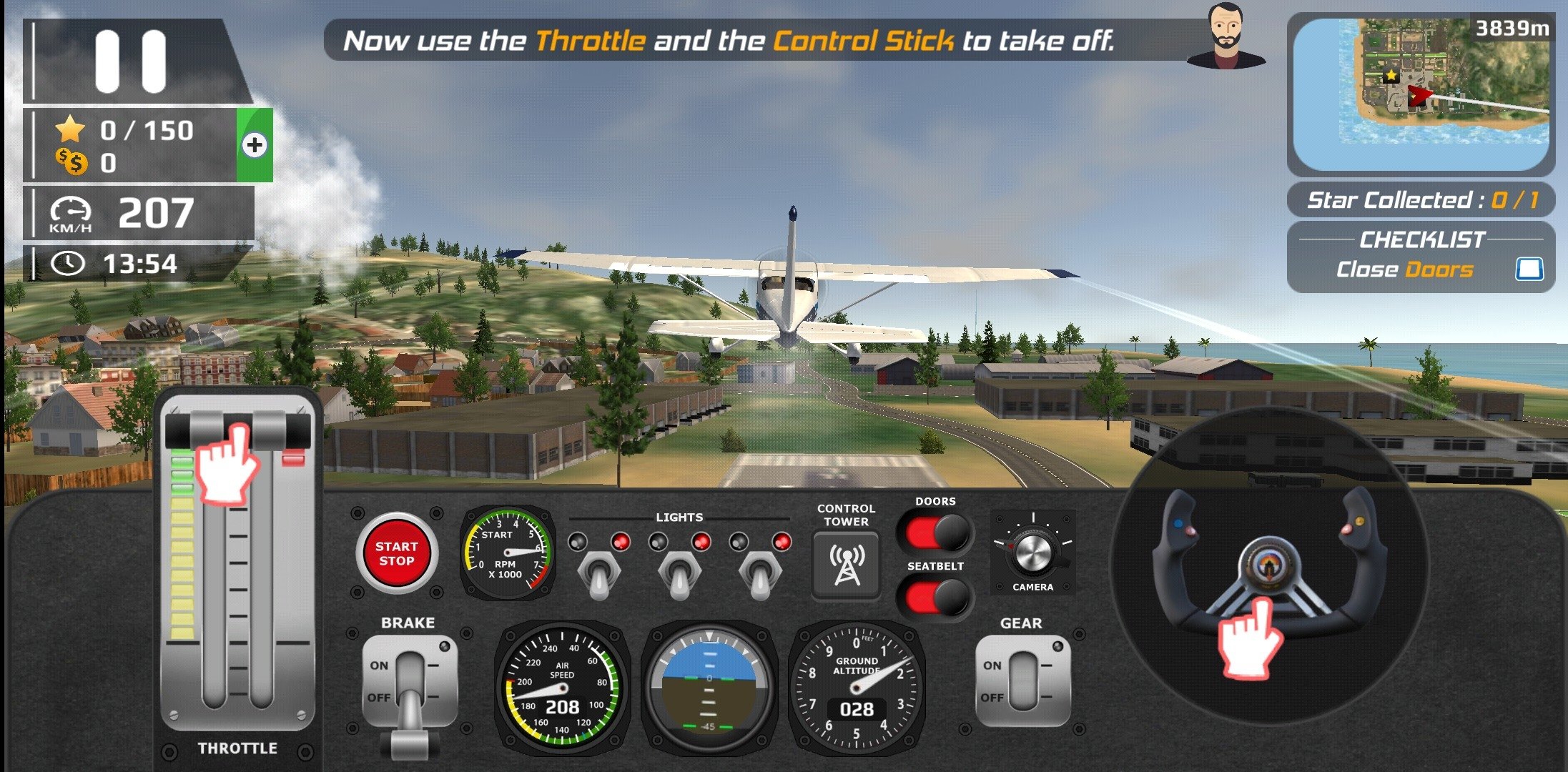 simulador piloto de aterragem de avião - Download do APK para Android