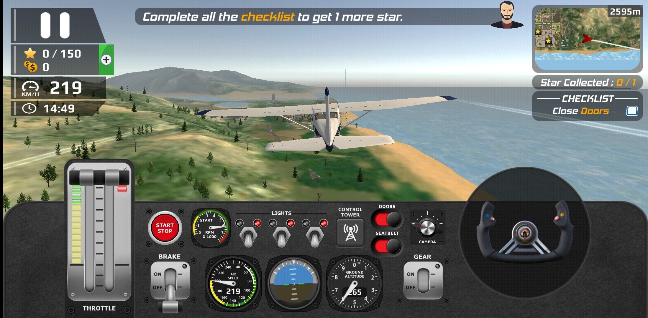 avião vôo voar piloto - jogo de avião - Baixar APK para Android