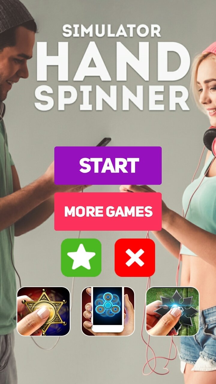 Hand spinner simulator Android