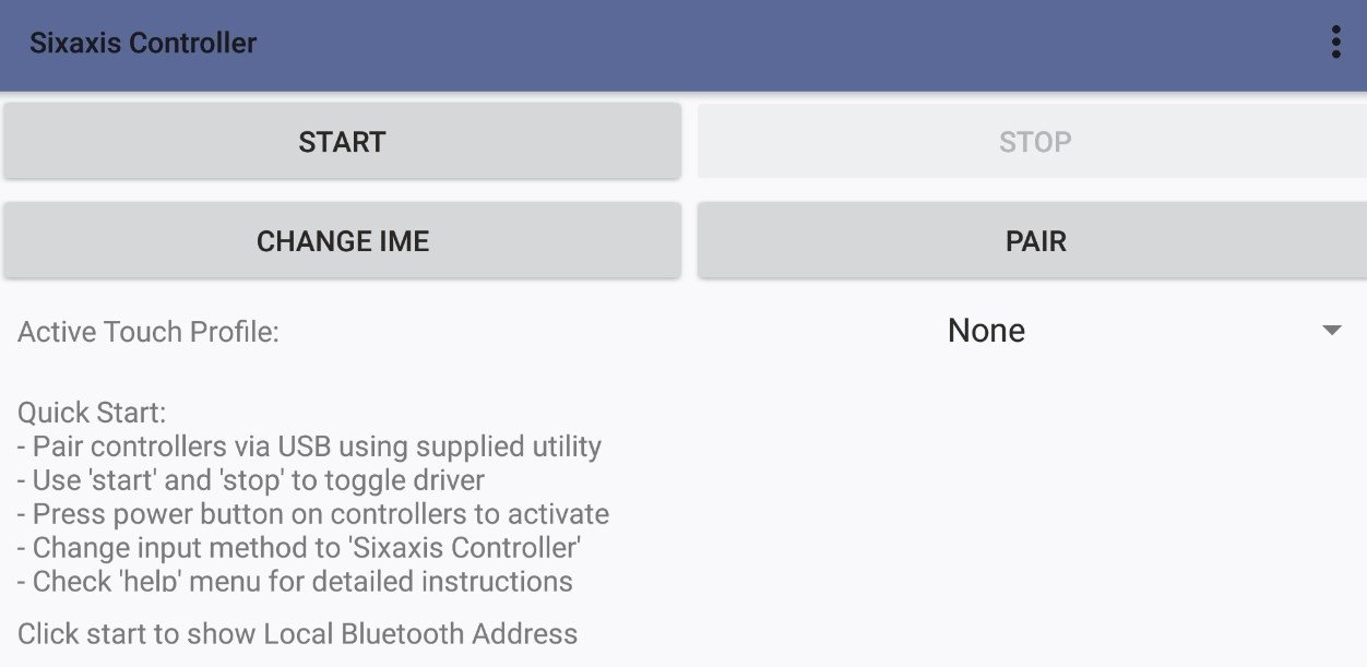 sixaxis controller apk