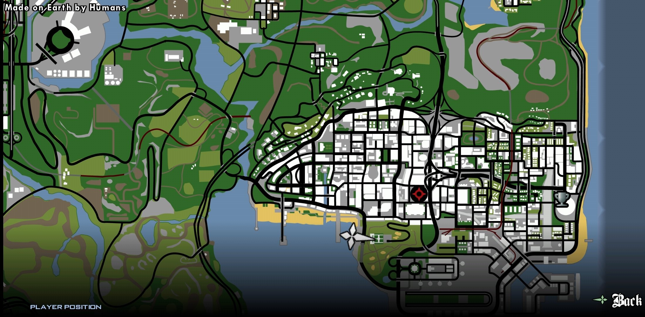 Гта сан андреас нашел. Карта Лос Сантоса в ГТА Сан андреас. Inside track GTA San Andreas на карте. Grand Theft auto San Andreas карта устрицы. GTA sa и 4 карта.