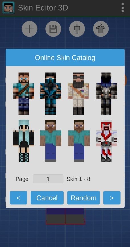 Skin Editor 3d For Minecraft 1 7 Android用ダウンロードapk無料