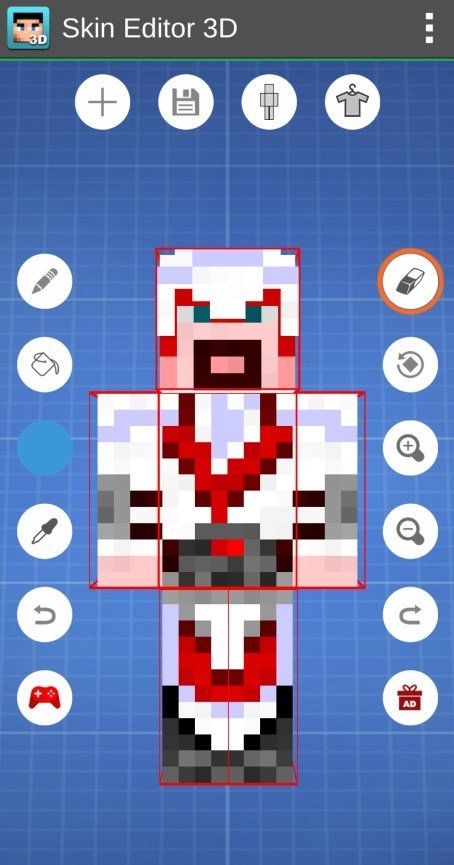 Skin Editor 3d For Minecraft 1 7 Android用ダウンロードapk無料