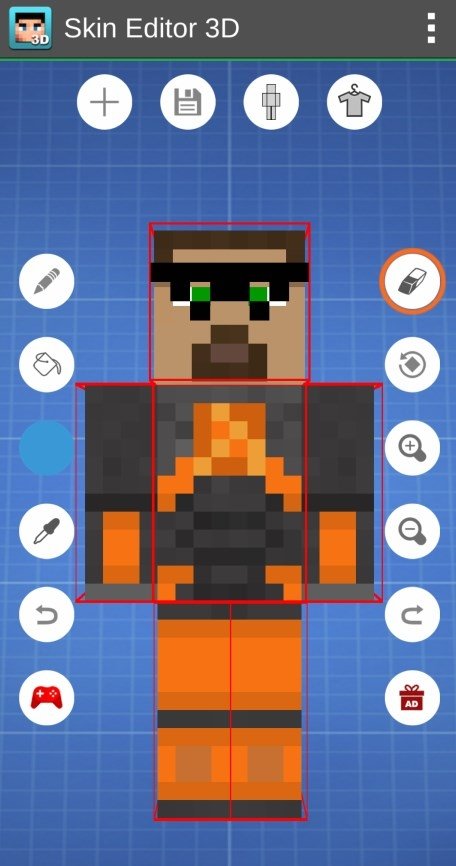 Skin Editor 3D for Minecraft 1.7 - Descargar para Android APK Gratis