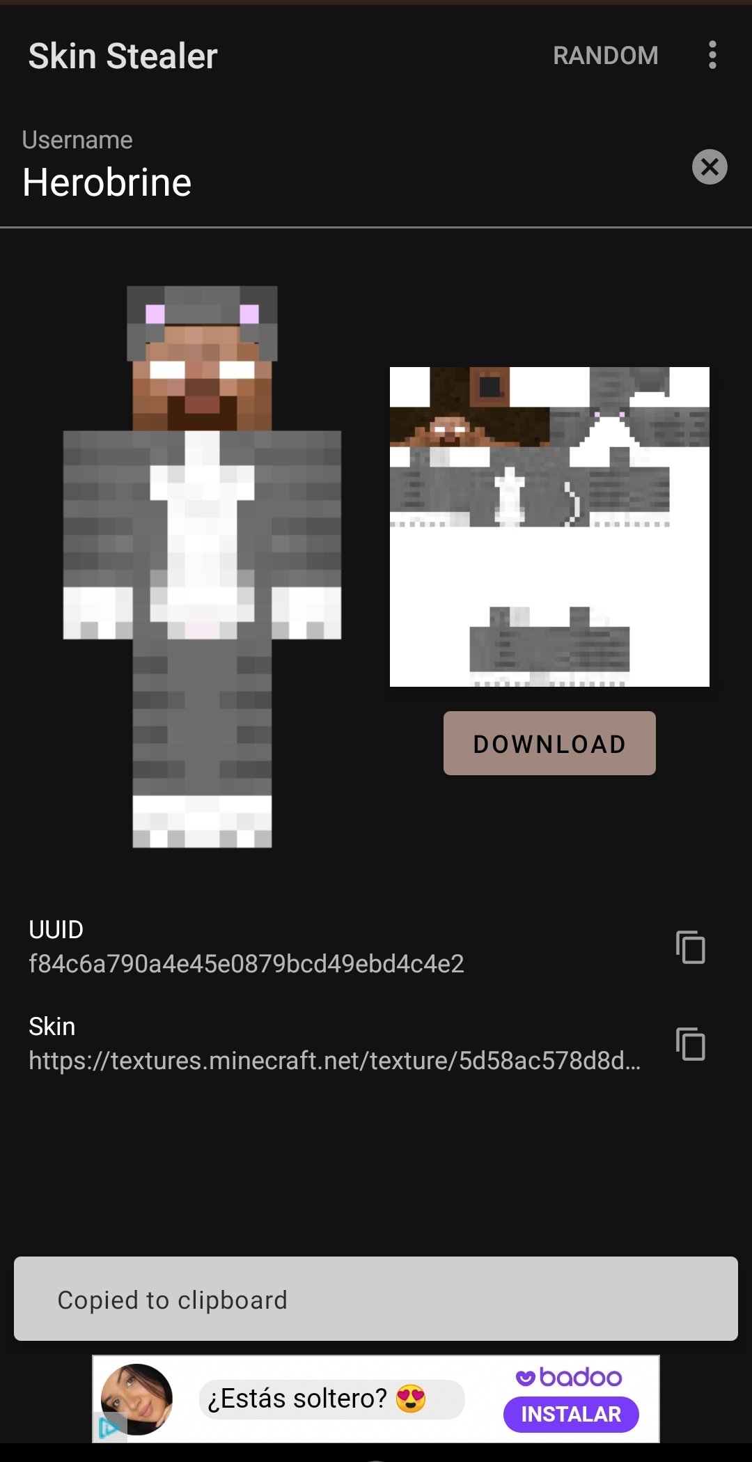 Skin Stealer for Minecraft APK Download for Android Free